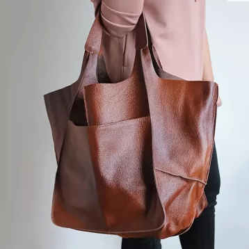 ヴィンテージ大容量トートバッグ
